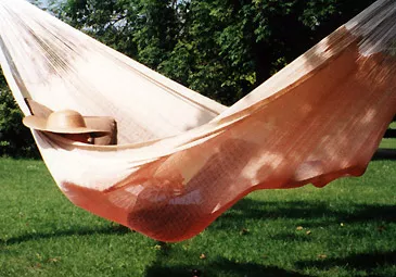 natural garden hammock - click here to visit the hammock page!