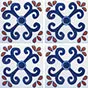 San Miguel 5x5 Handmade Tile