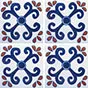 San Miguel 5x5 Handmade Tile