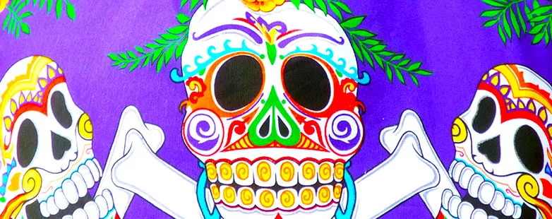Day Of The Dead Cotton Bags