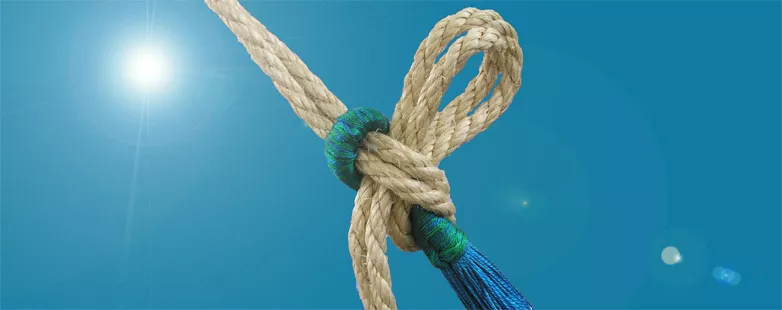 Correct hammock knot