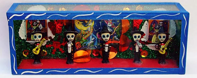 Mexican Skeleton Boxes