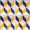 Cubico AZ Am Handmade Tile